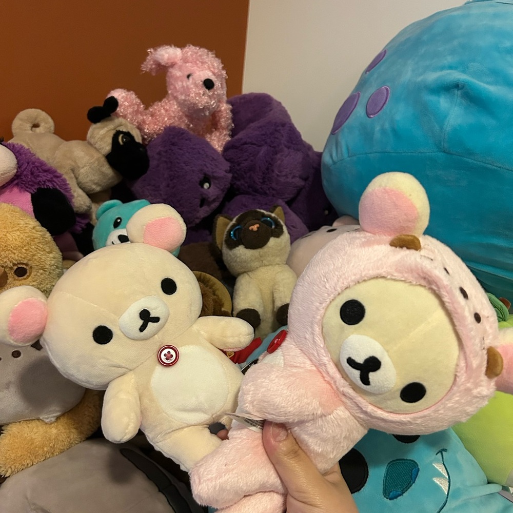 2 Rilakkuma plush bears
